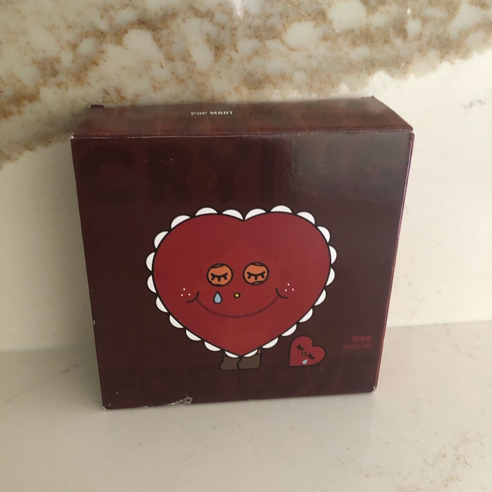 NIB Pop Mart CRYBABY Crying For Love Heart Jewelry Box ✨ Rare Collector Item